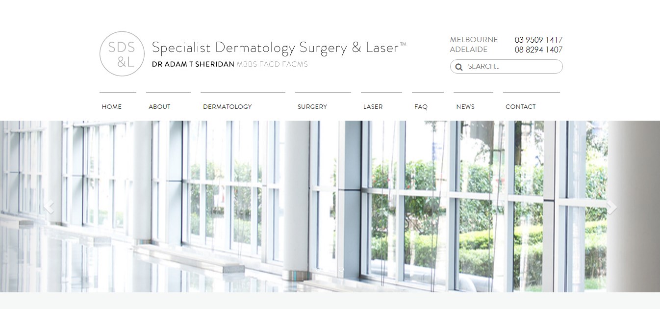 Dr Adam Sheridan I DermatologyI Mohs Surgery I Medical Laser