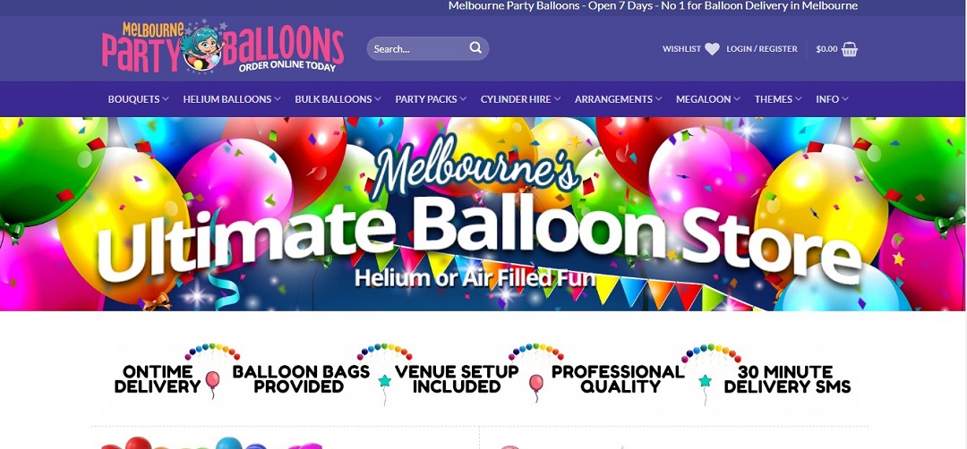 Melbourne Party Balloons