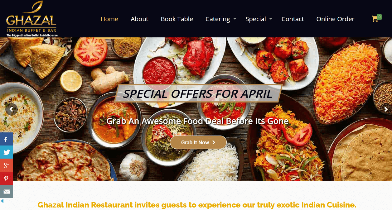 Ghazal Indian Buffet Bar
