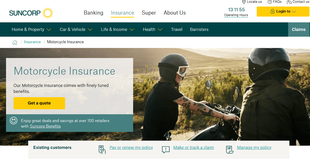 Suncorp-Motorcycle-Insurance