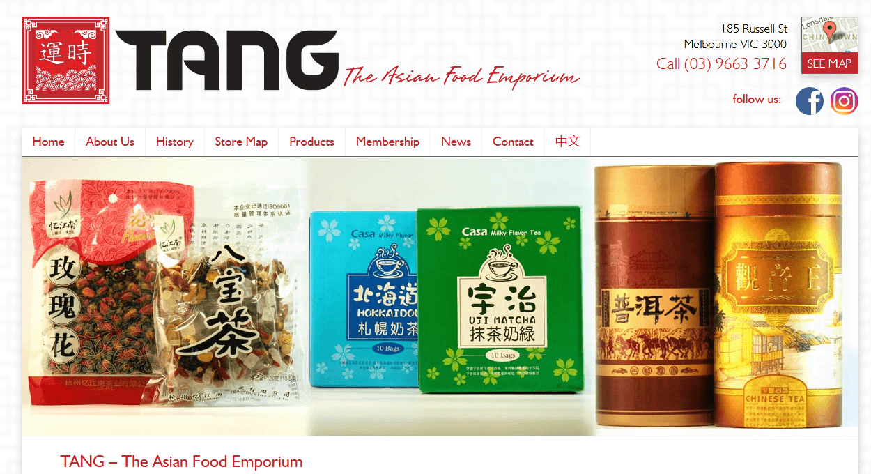 TANG - The Asian Food Emporium