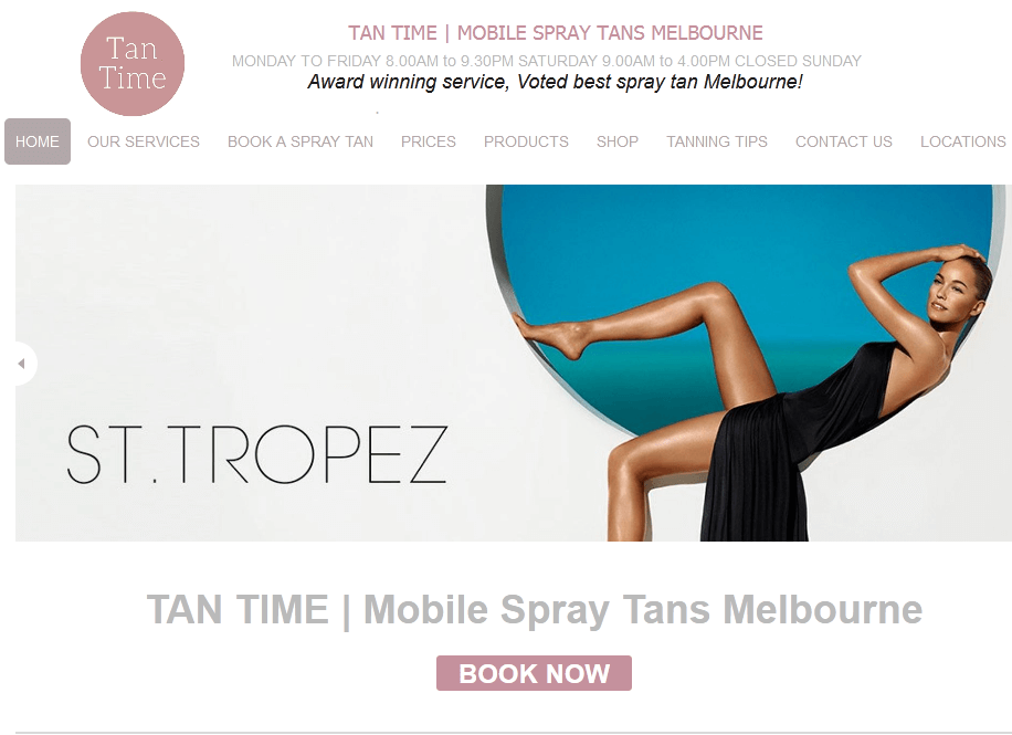 slimming spray tan melbourne