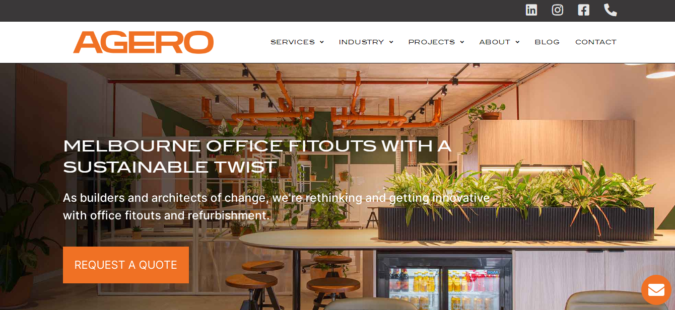 Office Fitouts Melbourne by Agero